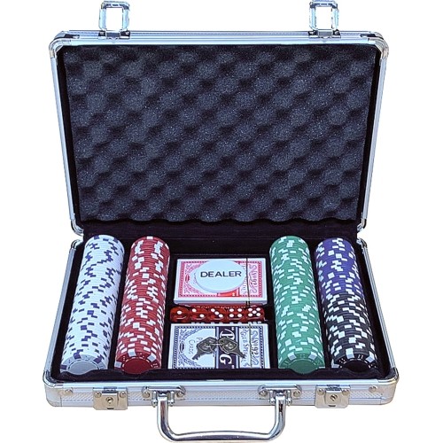 Poker Set - Case with 200 Chips Buffalo