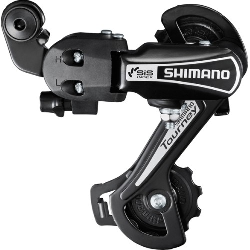 Rear Bicycle Derailleur Shimano Tourney Direct Attachment Type, Black