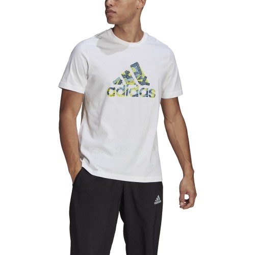 Adidas Marškinėliai Vyrams M Bos Brtp Fll White