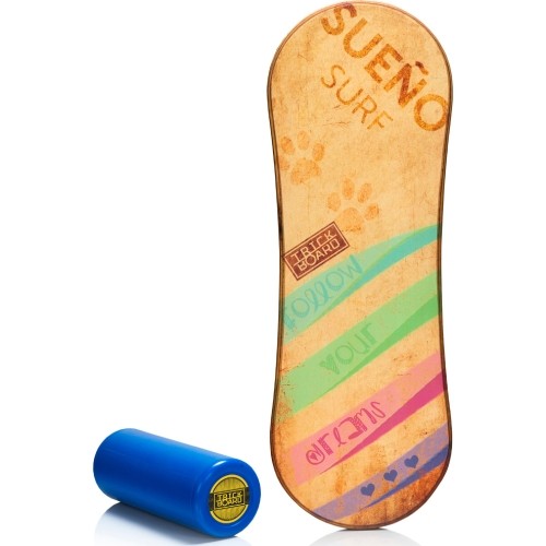 Deska do ćwiczeń równowagi Trickboard Classic Sueno Surf - z niebieską rolką