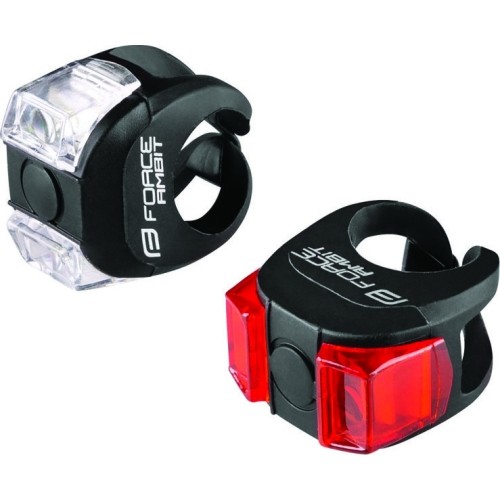 Cycling Lights Set Force Ambit, With Battery