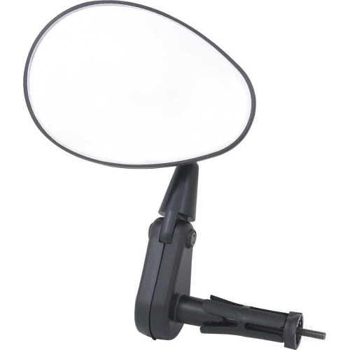 Bicycle Mirror Force, Installed into Handlebar, Inverted, Black