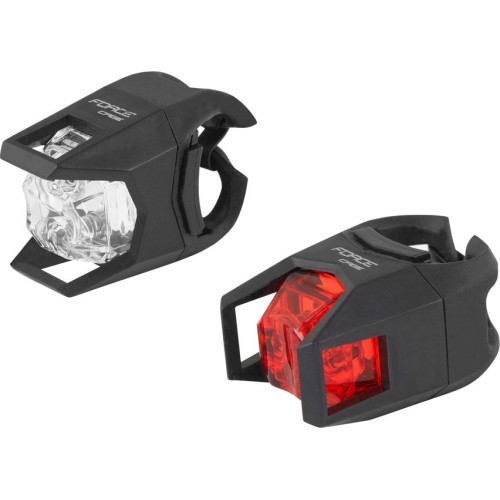 Front + Rear Cycling Lights Force Cage