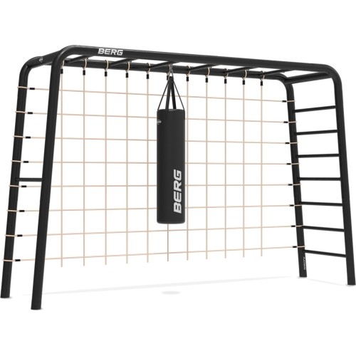 Horizontal Ladders Berg Playbase Large TL, With Climbing Net L Size and Boxing Bag