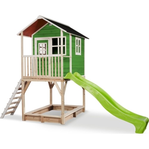 EXIT Loft 700 wooden playhouse - green