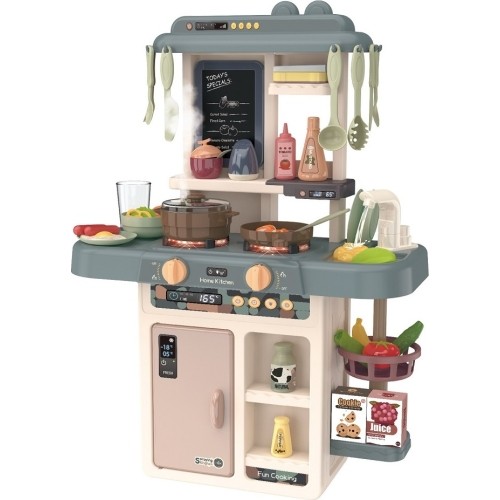 Toy Kitchen with Sound Effects, LED, water and steam generator EcoToys