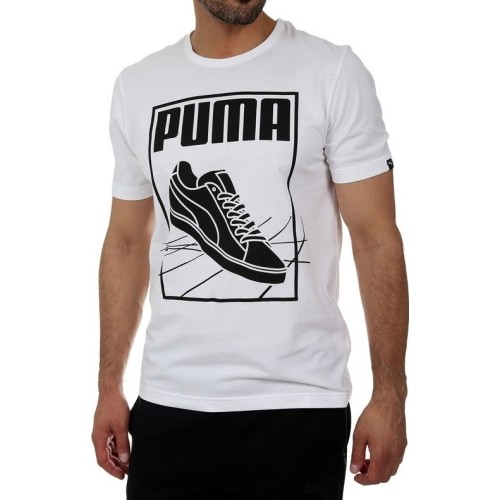 Puma Marškinėliai Track Tee White