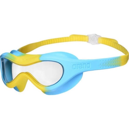 Kids Swimming Goggles Arena Spider, Clear, Blue/Yellow