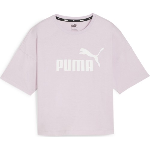 Puma Palaidinė Moterims Ess Cropped Logo Pink 586866 60