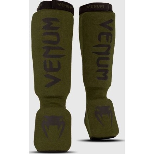 Shin Guards Venum Kontact Khaki-Black