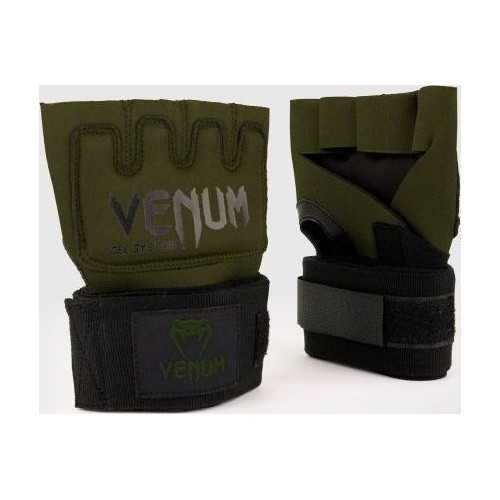 Venum Kontact Gel Glove Wraps - Khaki/Black