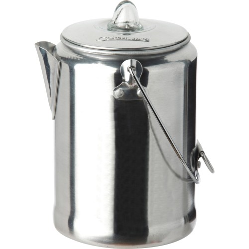 Aluminium Coffee Percolator Coghlans Silver For 9 Cups