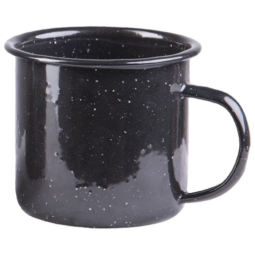 BLACK WESTERN CUP ENAMELLED 350ML