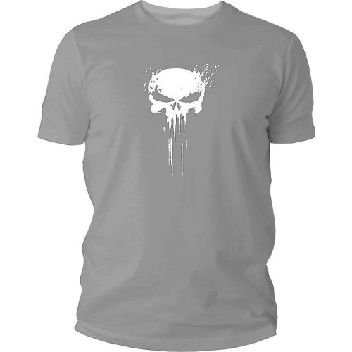 TigerWood Punisher grey men's t-shirt