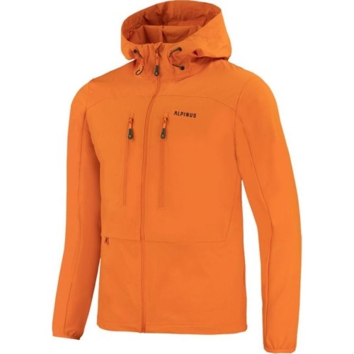 Alpinus men's softshell jacket Pourri orange