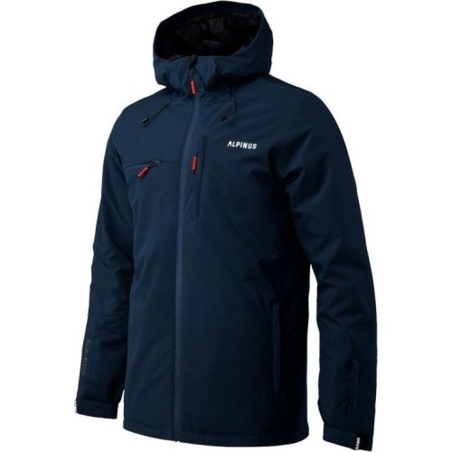 Alpinus men's winter jacket Causses navy blue