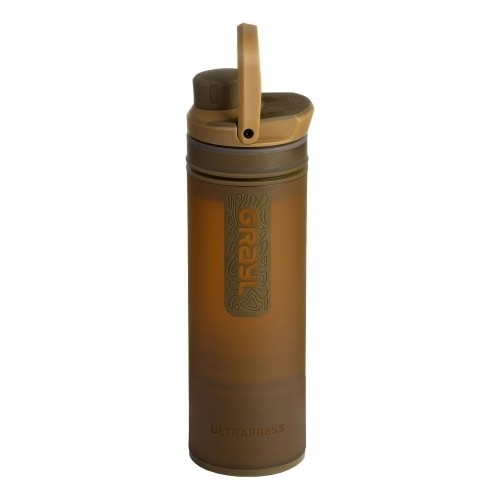 Grayl UltraPress brown filter bottle