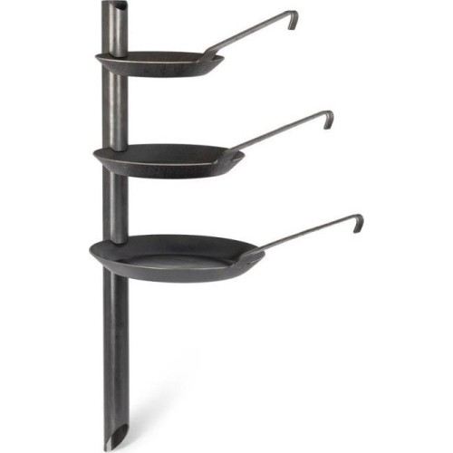 Campfire rack for cast iron pans Petromax