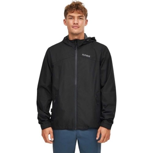 Alpinus men's 2-layer jacket Paterno black