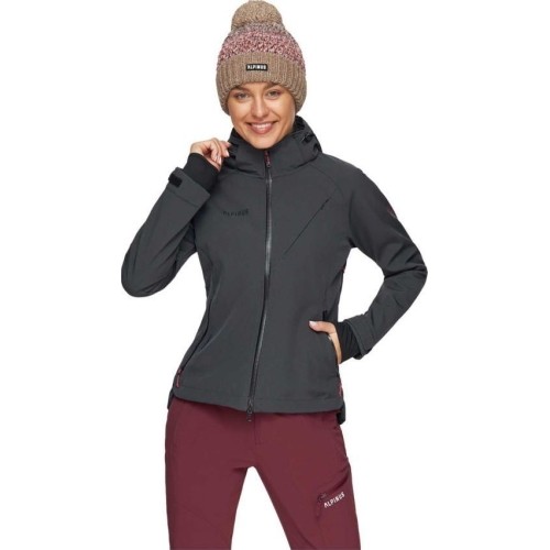 Alpinus Softshell Minthi women's jacket graphite.