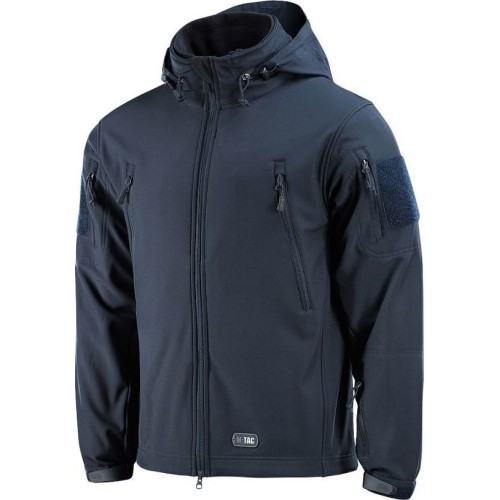 M-Tac Soft Shell jacket with fleece liner navy blue