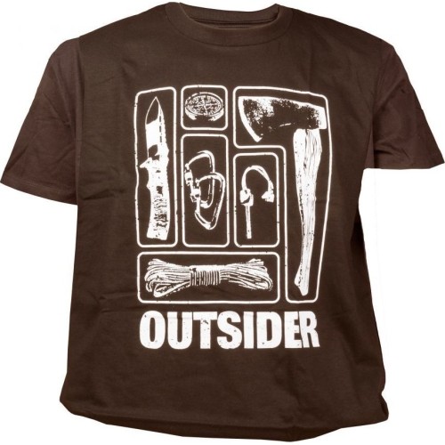 TigerWood Outsider men's t-shirt brown