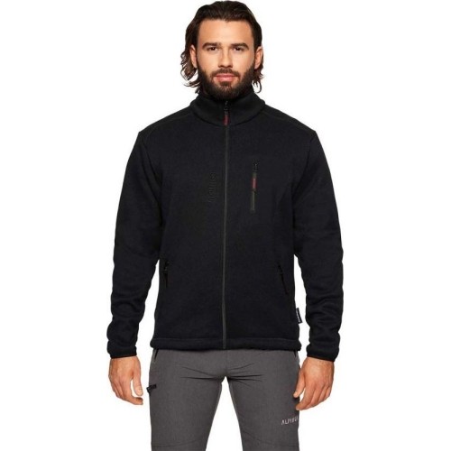 Alpinus men's fleece sweatshirt Svene black