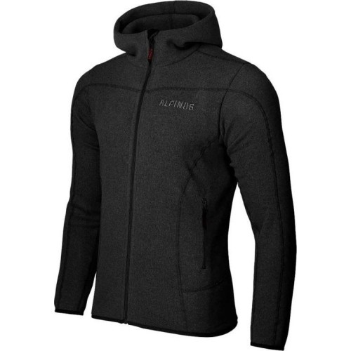 Alpinus men's Barbiano fleece sweatshirt black