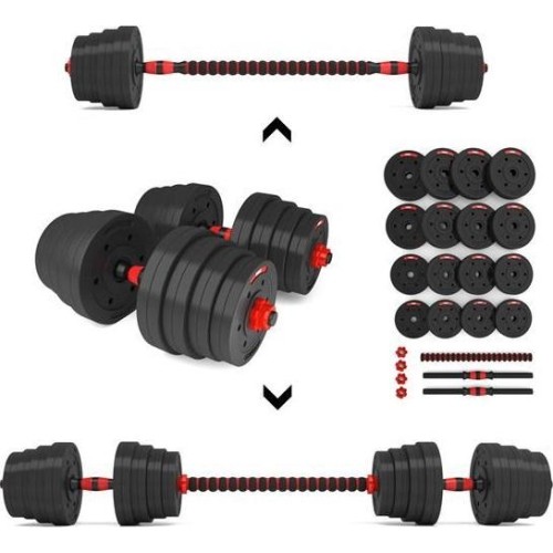 SGP COMPOSITE BARBELL AND DUMBBELLS SET HMS