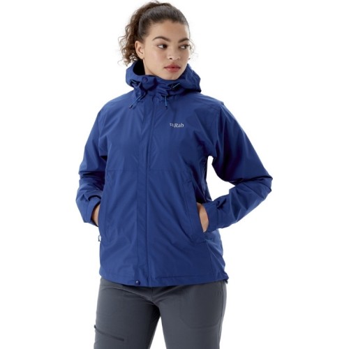 Women's Rain Jacket Rab Downpour Eco Jacket