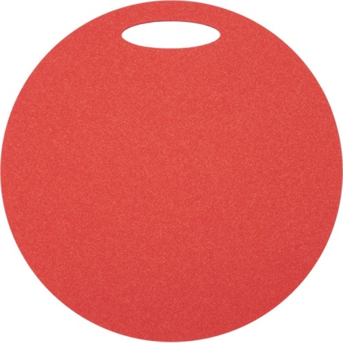 Round Sit Mat Yate, 1-layer, Diameter 35cm, Red