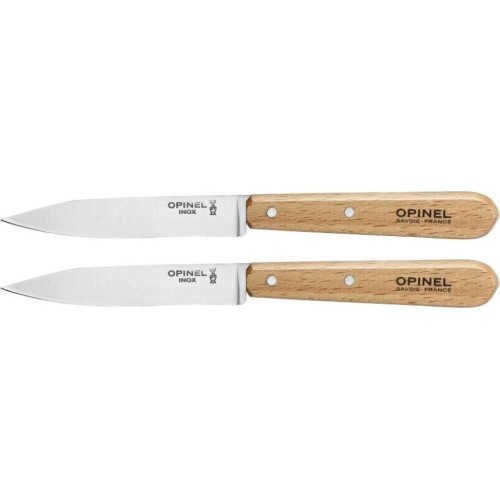 Opinel Natural 2 112 Paring Knife - 2 pieces