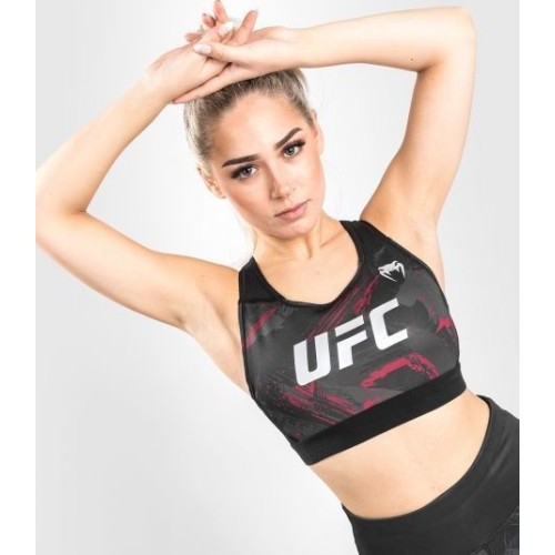 UFC Venum Authentic Fight Week Women’s 2.0 Sport Bra - Black/Red