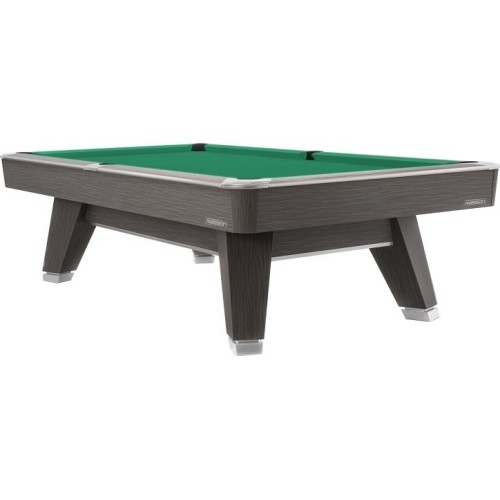 Billiard Table, Pool, Mr-Sung ACURRA by Rasson, 9 ft., Grey (Sarum Strand), Simonis 760 gelbgrün