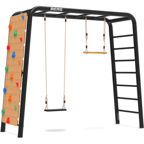 Horizontal Ladders Berg Playbase Medium TL, With Rubber Seat, Trapeze And Climbing Wall