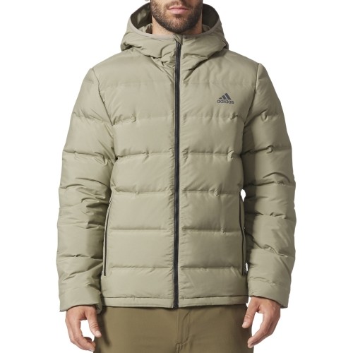 Adidas Pūkinė Striukė Helionic Hooded Down Jacket Trace Cargo