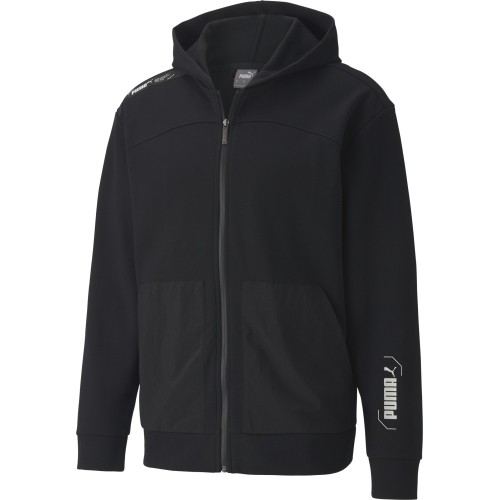 Puma Džemperis Vyrams NU - Tlility FZ Hood Black