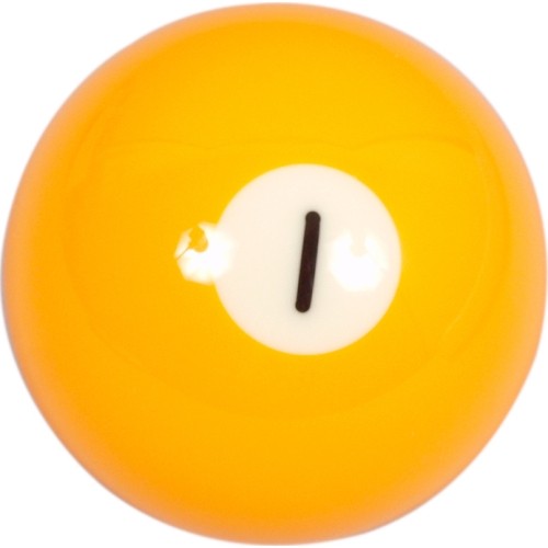 Aramith No.1 single pool ball 57.2mm