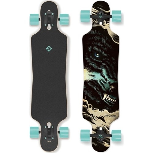 Longboard Street Surfing Freeride - Curve Wolf 39"