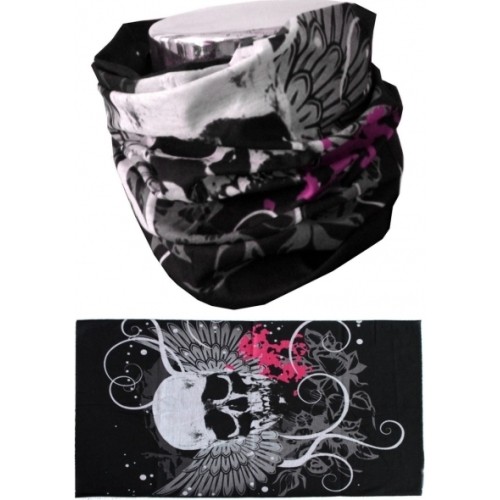 Ocieplacz na szyję MTHDR Scarf Skull Pink