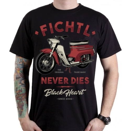 T-Shirt BLACK HEART Fichtl