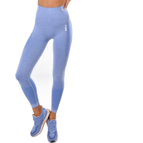 Damskie legginsy Boco Wear Blue Melange Push Up