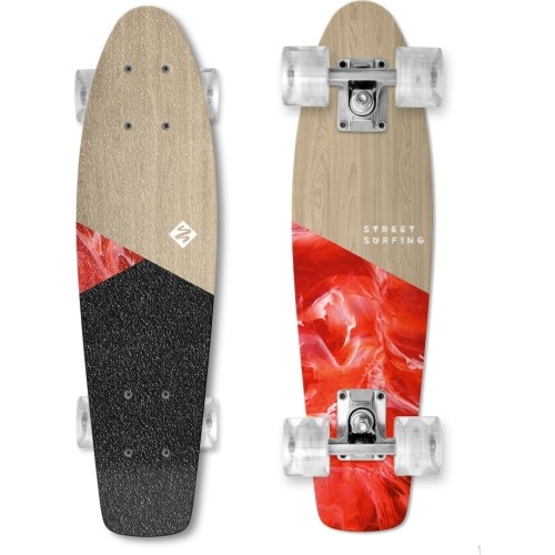 Penny Board Street Surfing Beach Board Wood Bloody Mary 22,5"