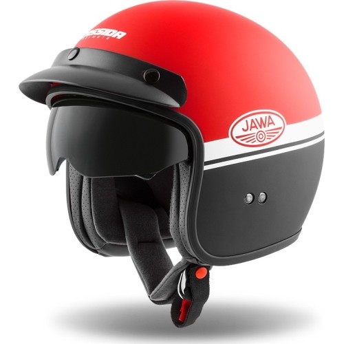 Kask motocyklowy Cassida Oxygen Jawa OHC 2023 Red Matte/ Black/White