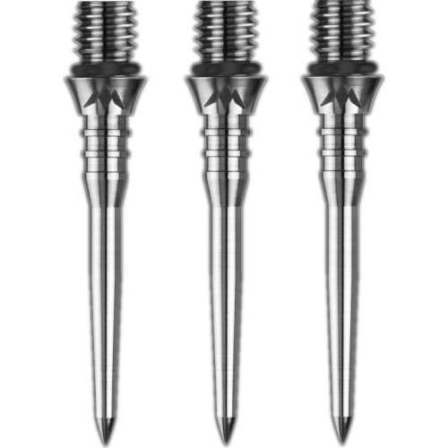 Dart Points Mission Titan Pro Ti Conversion Grooved Silver 26 mm - 3-Pack