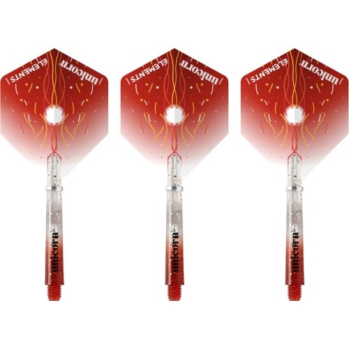 Dart Shafts & Flights Unicorn Gripper 4 Elements Combo