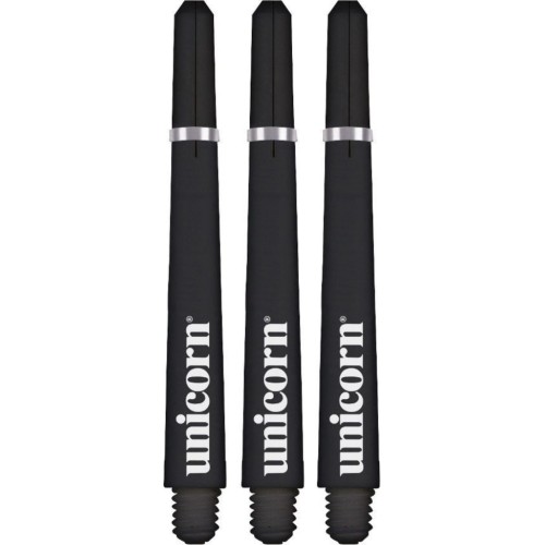 Dart Shafts Unicorn Gripper 4 Black Long – 3-Pack