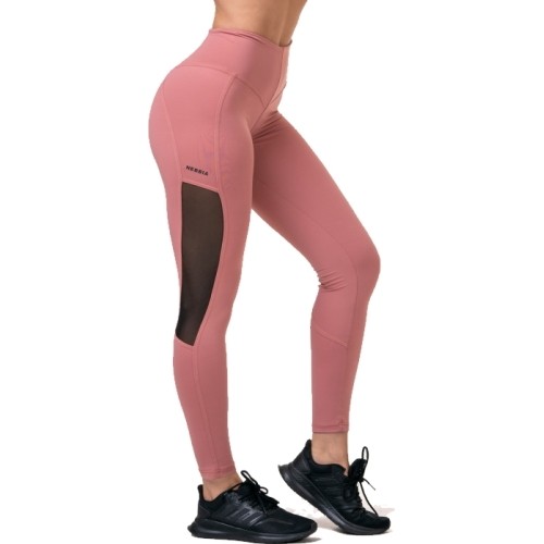 Legginsy damskie z wysokim stanem Nebbia Mesh 573