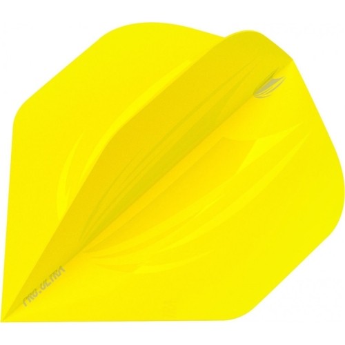 Dart Flights Target ID Pro Ultra Yellow No2 - 3-pak