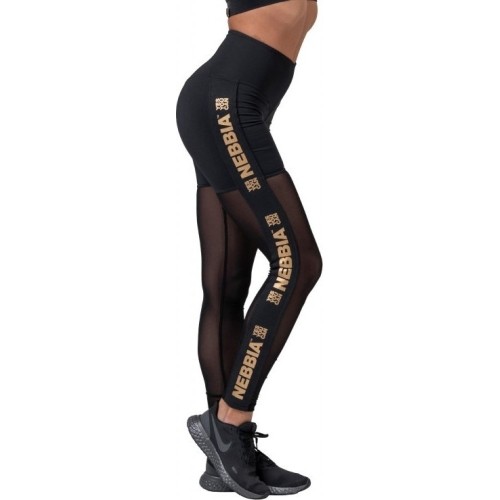 Women’s Leggings Nebbia Gold Mesh 829